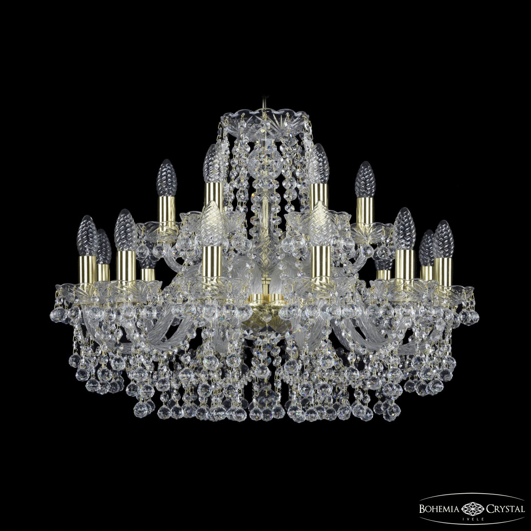 Люстра хрустальная 1409/12+6/240 G