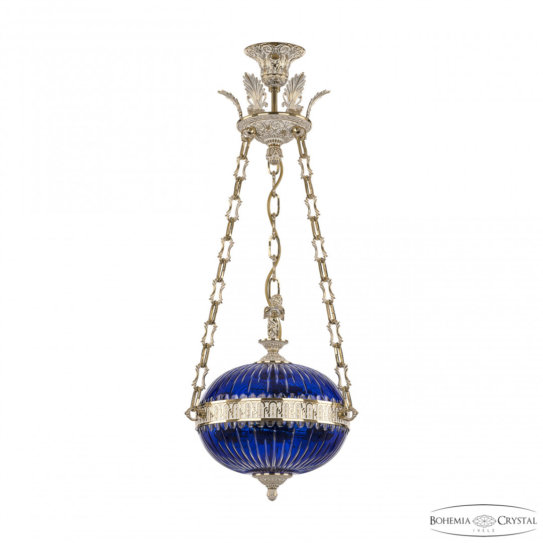 Подвесной светильник бронзовый 71000P/30 GW Clear-Blue/H-1K Y8 FA4M