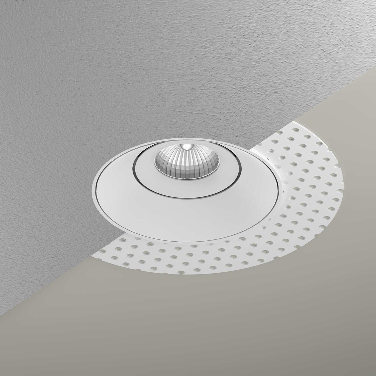 Встраиваемый светильник под сменную лампу Ledron AO1501036 White