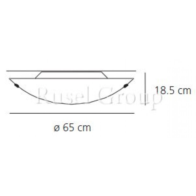Настенно-потолочный светильник Artemide ZSU-ZSU PARETE/SOFFITTO 65