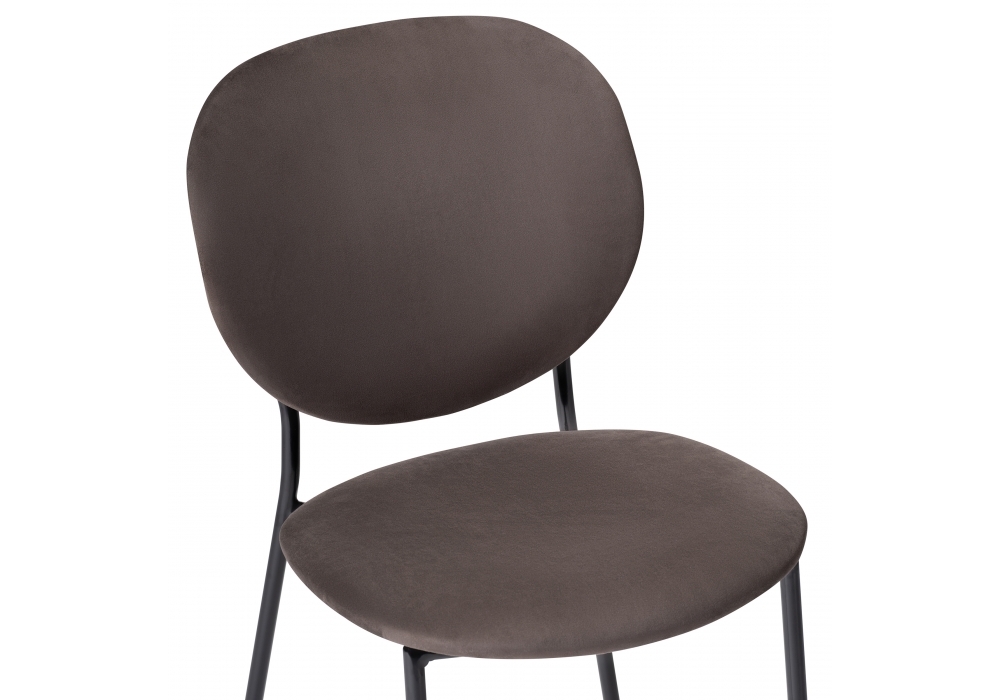 Стул Woodville Саранда кофе / черный глянец 494361