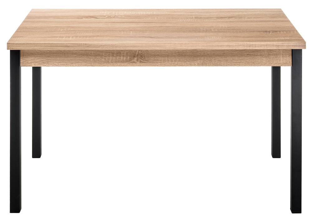 Стол деревянный Woodville Оригон сонома / черный матовый 368664