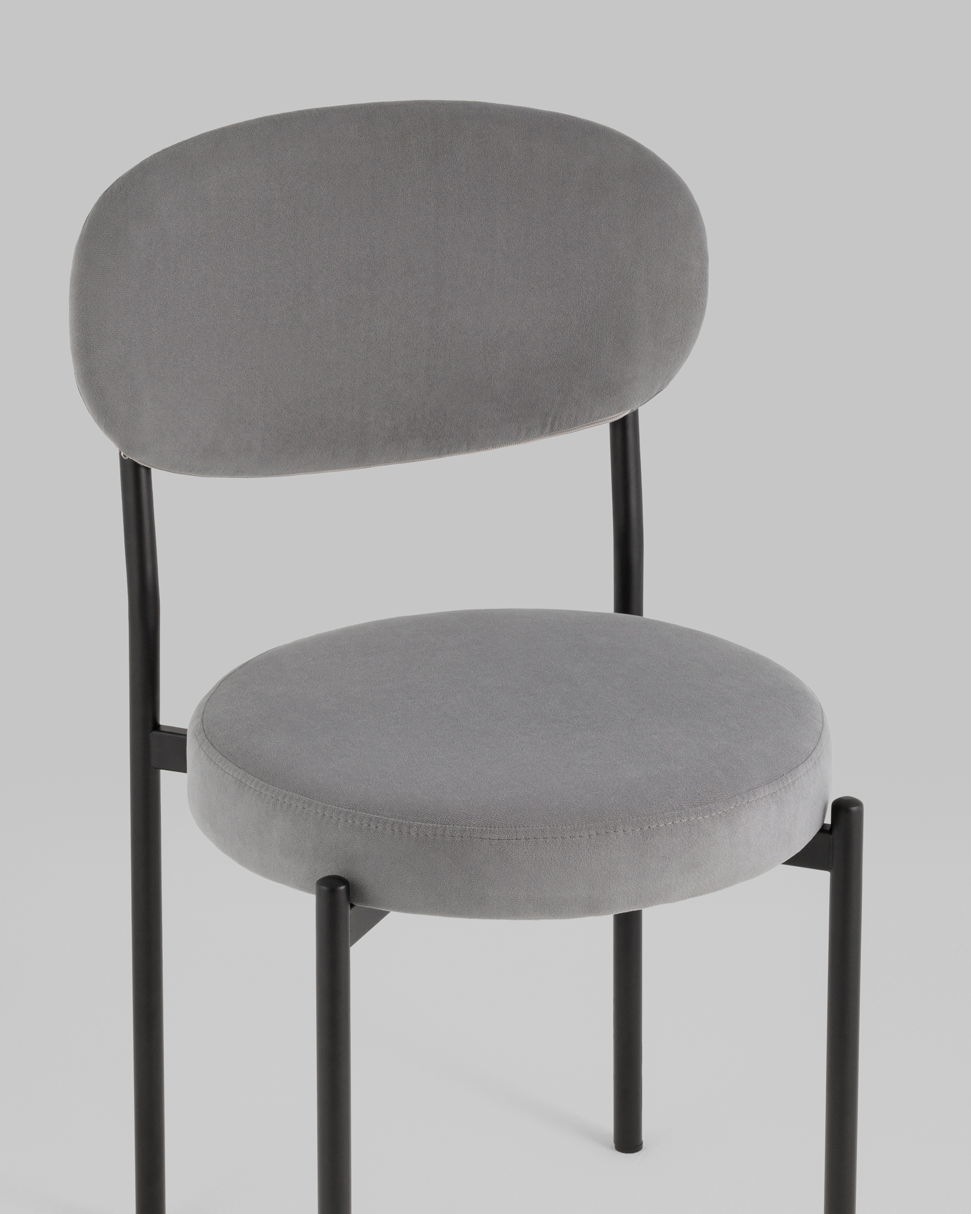 Стул Бриф SN велюр серый, 4шт./уп. Stool Group
