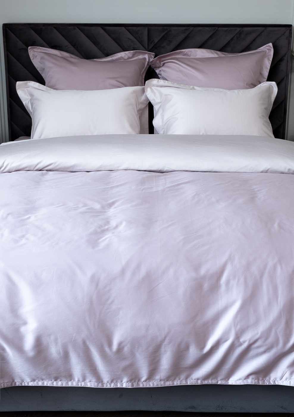 Пододеяльник сатиновый "Видение" 215х150см пудреная роза Garda Decor 107TD- D0030G-POD ROS