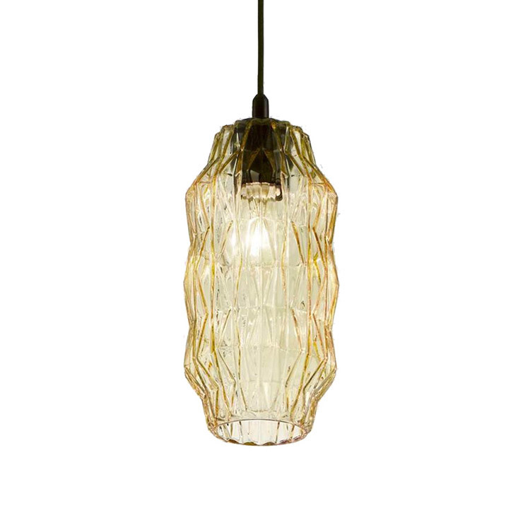 Подвесной светильник Selene Illuminazione Origami amber 2781-024