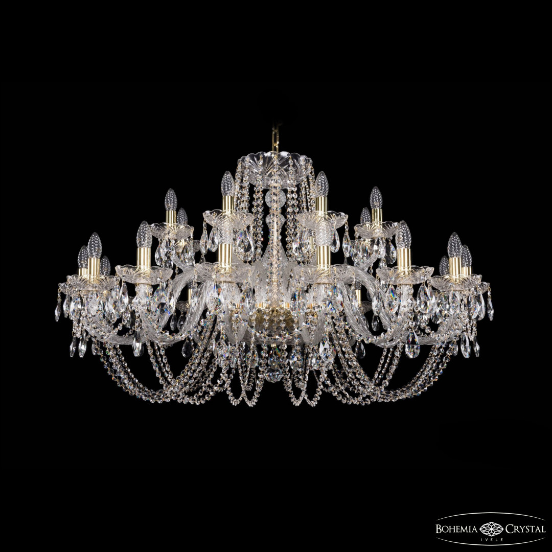 Люстра хрустальная 1402/16+8/400 G