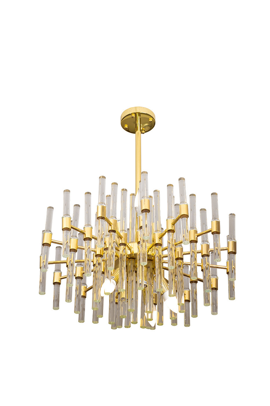 Люстра La Scala золото/стекло прозрачное Garda Decor K2KR093A-D60