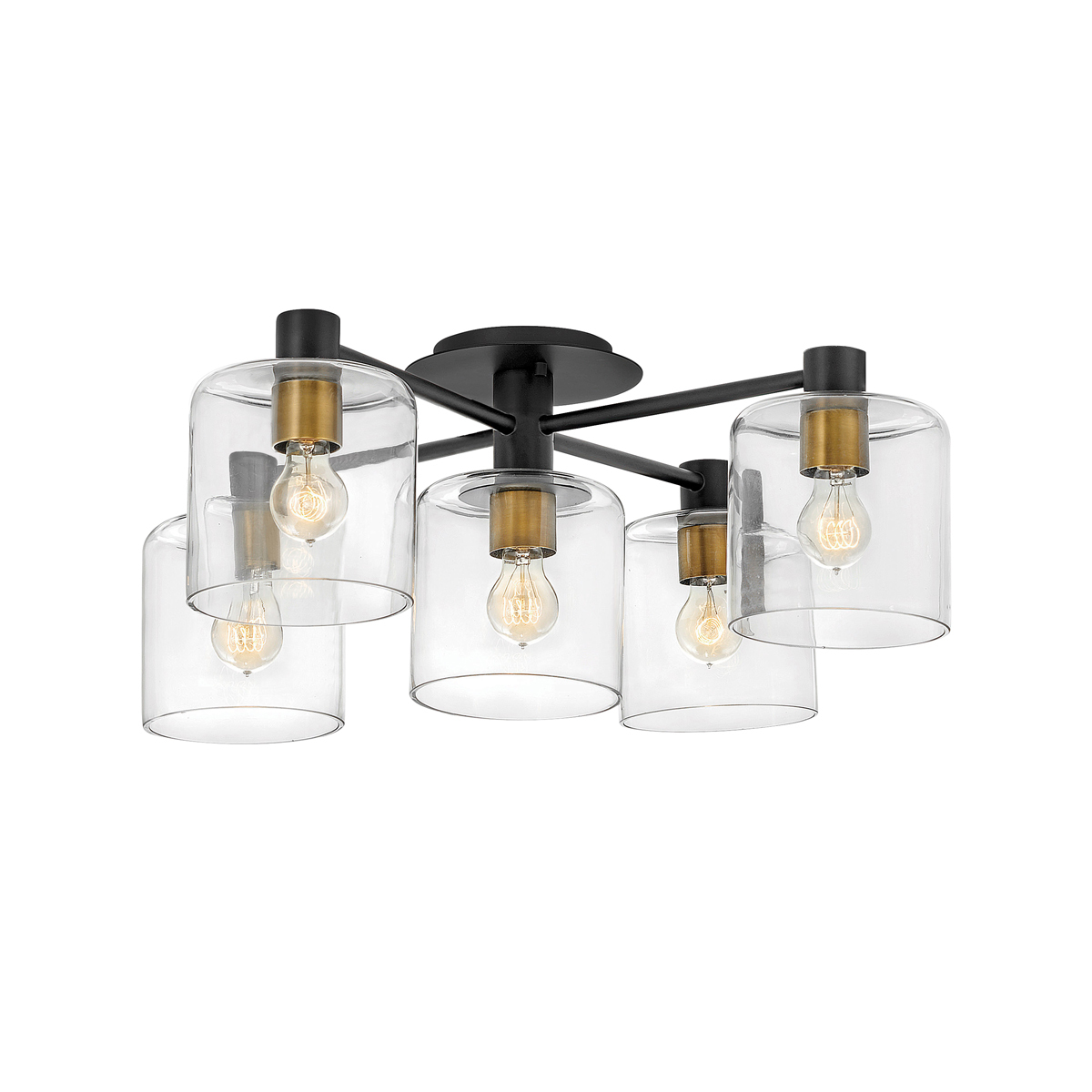 Потолочный светильник Hinkley QN-AXEL5-BK