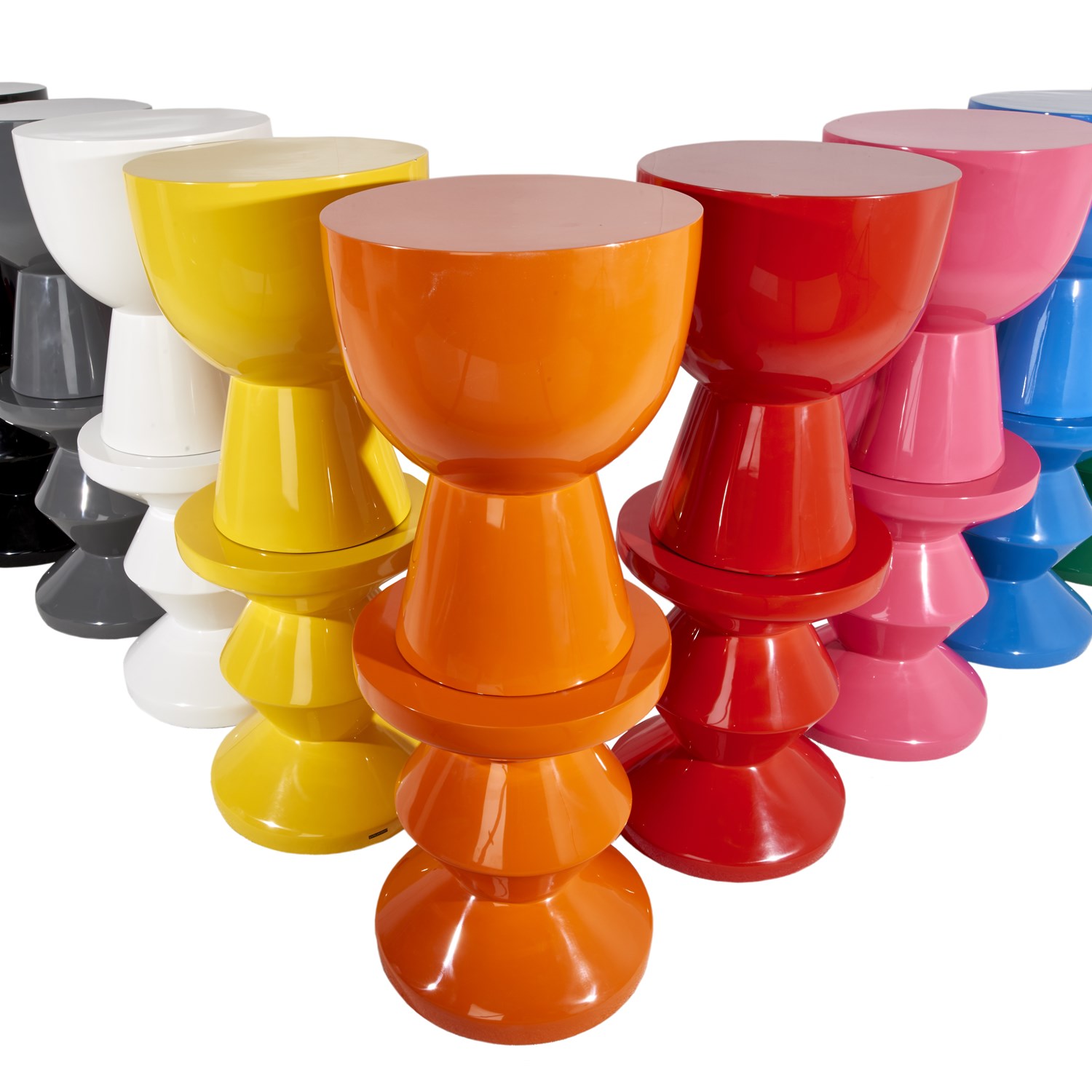 Приставной столик Pols Potten Tam Tam coral