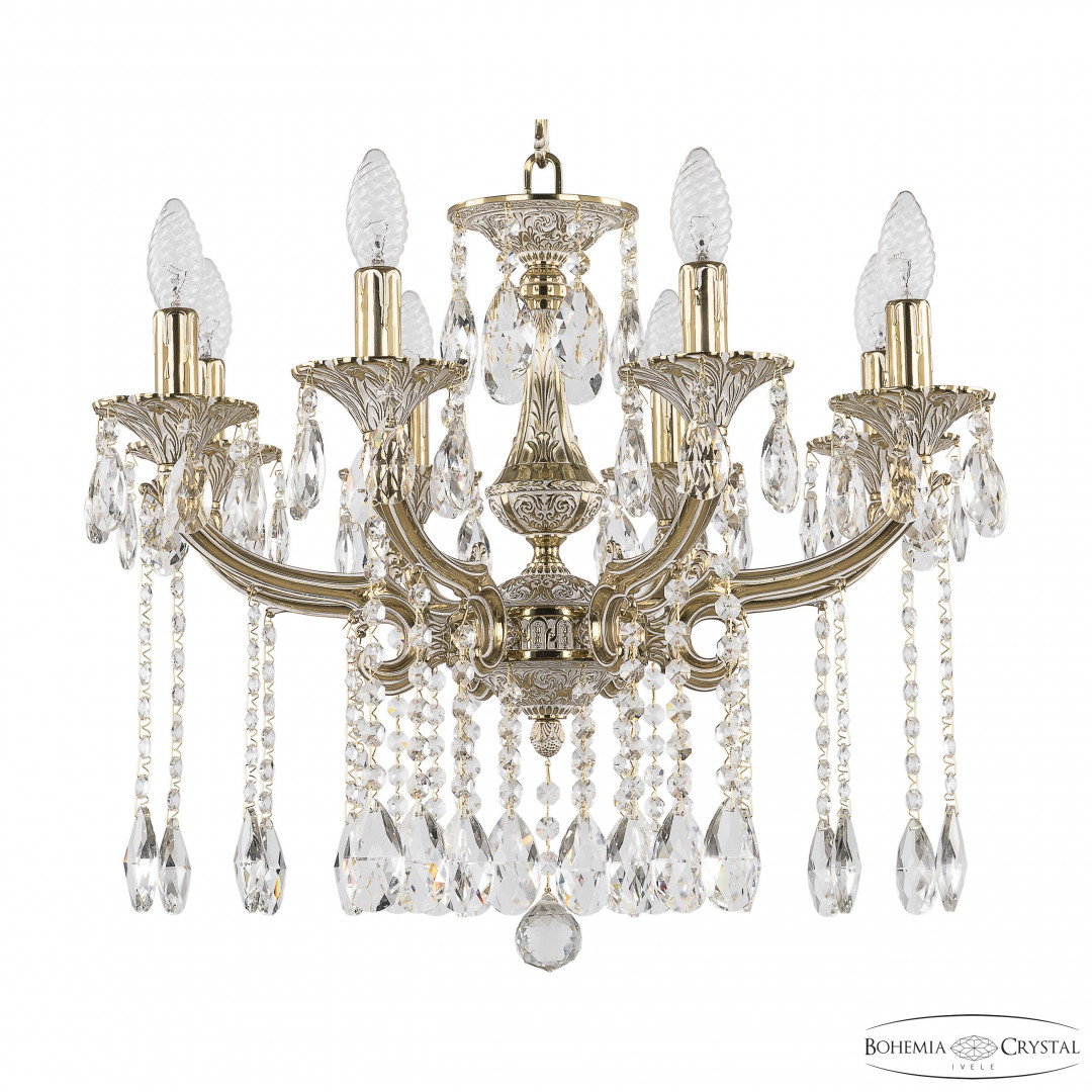 Люстра бронзовая с хрусталём 72116/8/175 A GW
