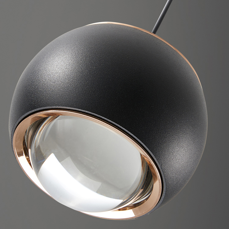 Подвесной светильник BENDIX C Pearl Black 3000К by ImperiumLoft