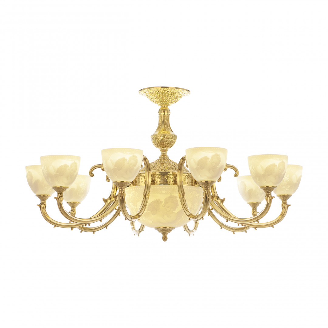 Люстра бронзовая 72209P/10/300 G P1 U Angel