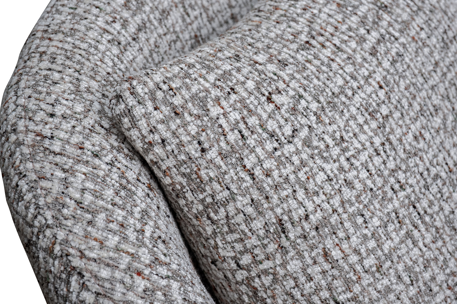 Кресло Verona вращающееся серый шеннил/бронза Garda Decor VERONA-Seppia-SER-Bronza