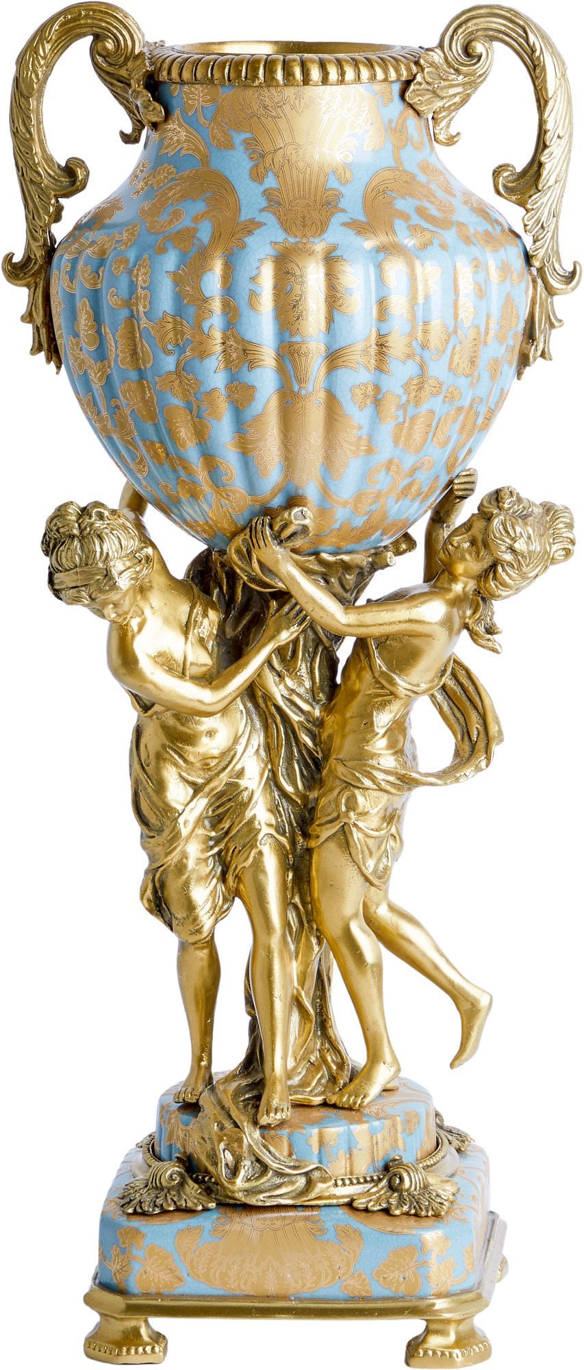 Ваза с девушками Glasar 31G0817/A623C/NB4199