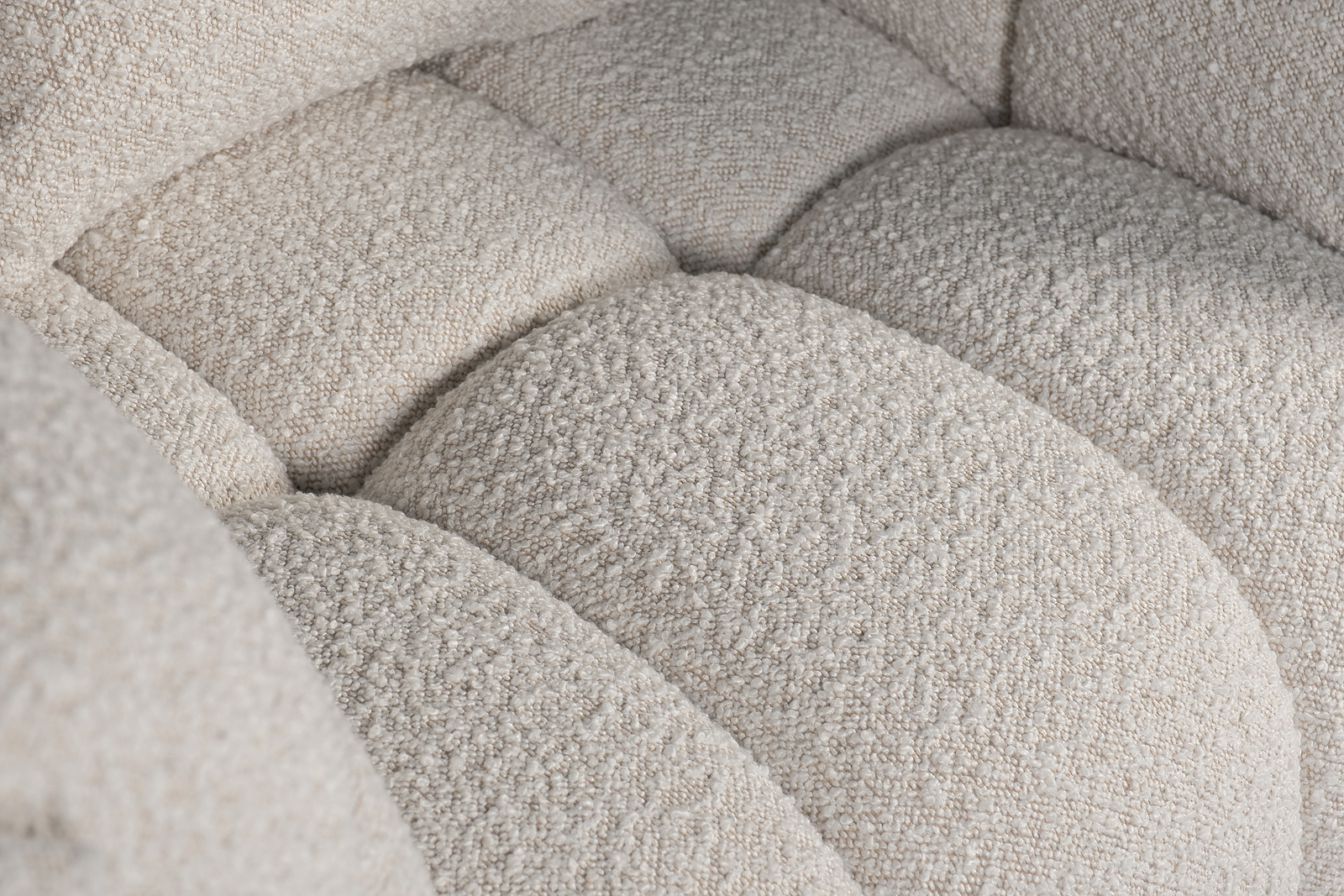 Кресло букле белое Garda Decor ZW-26801