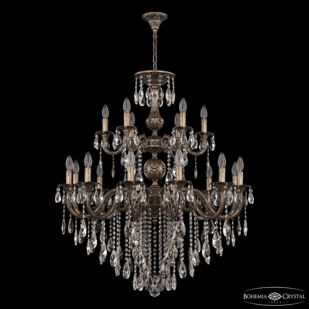 Люстра хрустальная AL79101/12+6/300/2D B SGB Bohemia Ivele Crystal