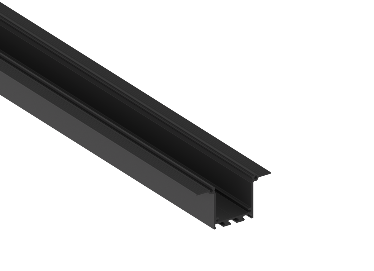 Встраиваемый алюминиевый профиль под шпаклевку Donolux DN18519RAL9005