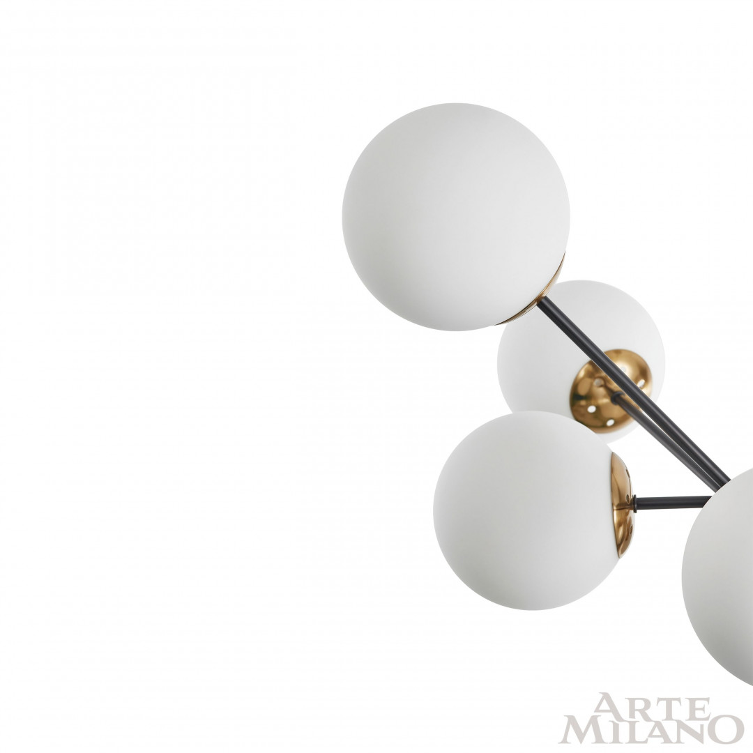 Люстра 279808/8 BK/GD Arte Milano