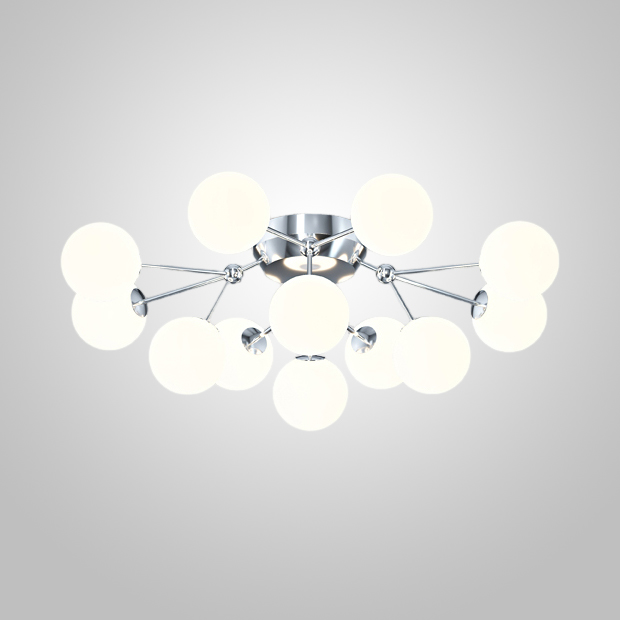 Потолочная люстра MARTIAL L12 Chrome by ImperiumLoft