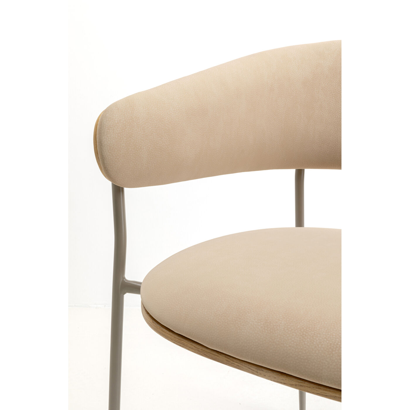 Стул с подлокотниками Cindy Greige KARE 70792