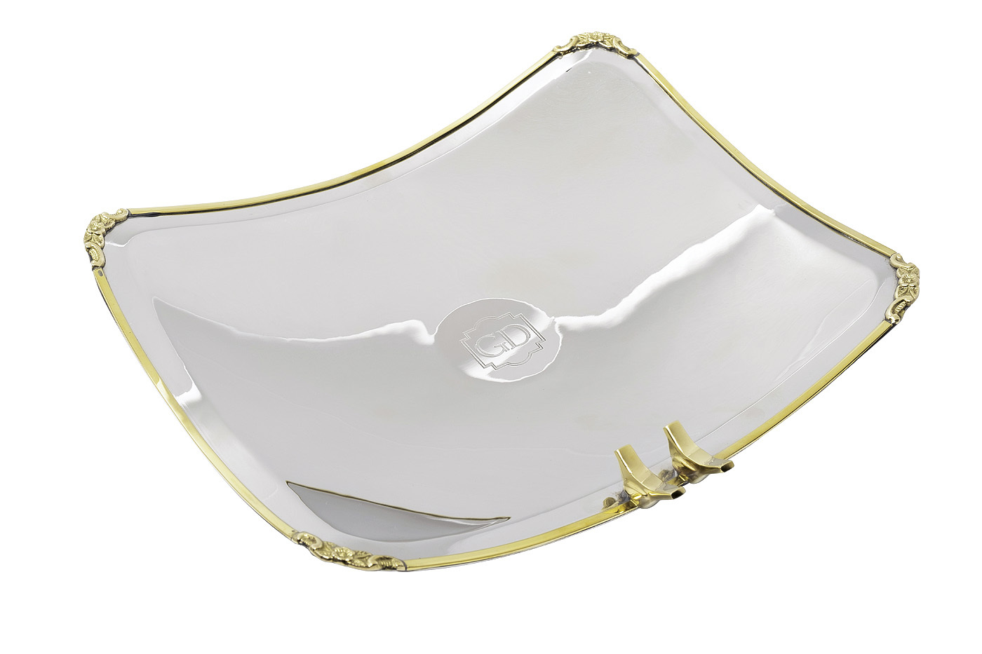 Блюдо Birds прямоугольное на ножках Garda Decor 95IM-0072L