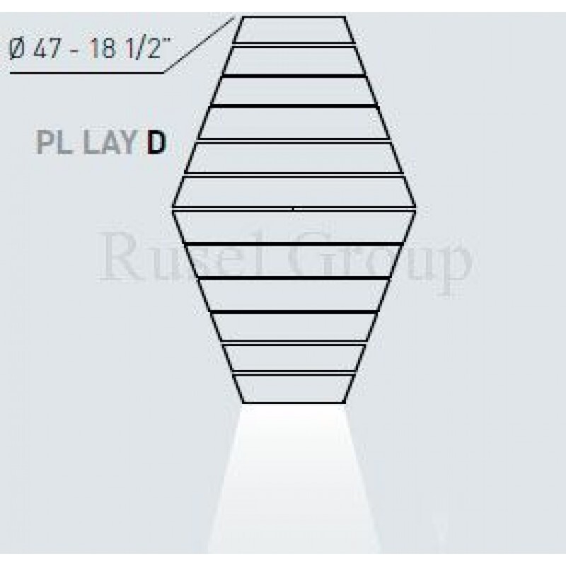 Потолочный светильник AXO LIGHT LAYERS PL D