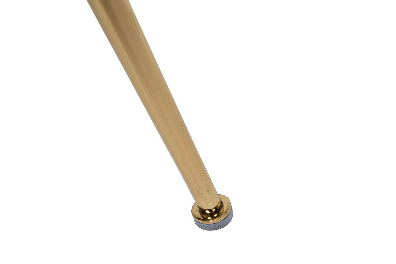 Стул велюровый пепельно-розовый на металлических ножках Garda Decor 30C-301-1G LPI