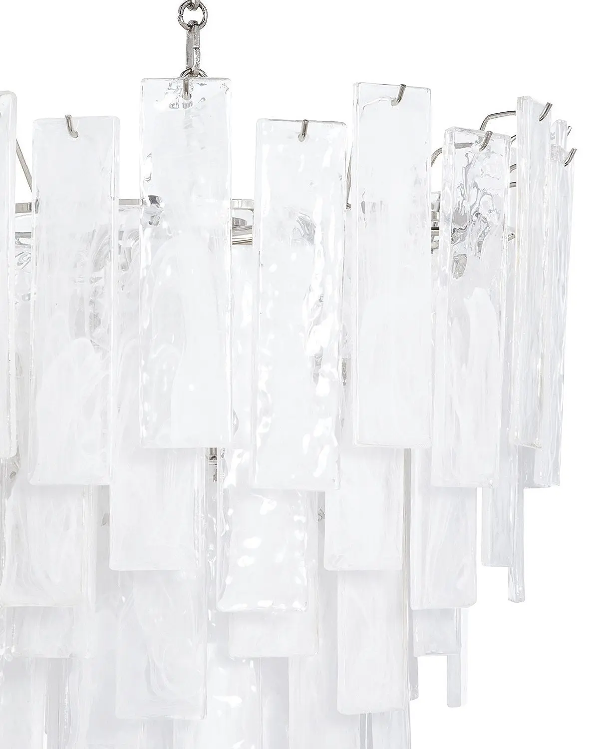 Серебряная люстра Рейнар Louvre Home JJ10211-8D polished nickel