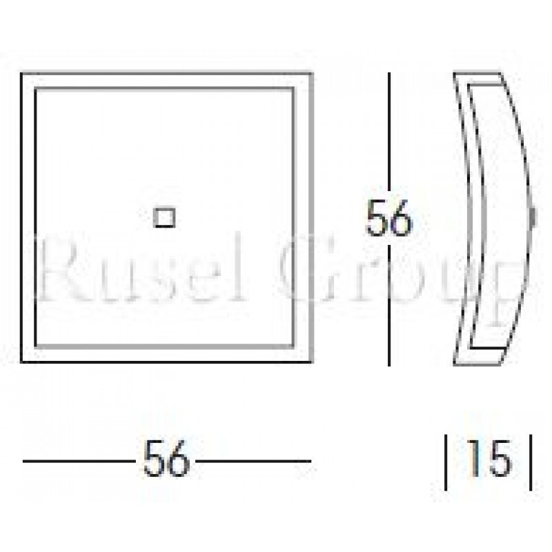 Настенно-потолочный светильник Linea Light Mille 3569