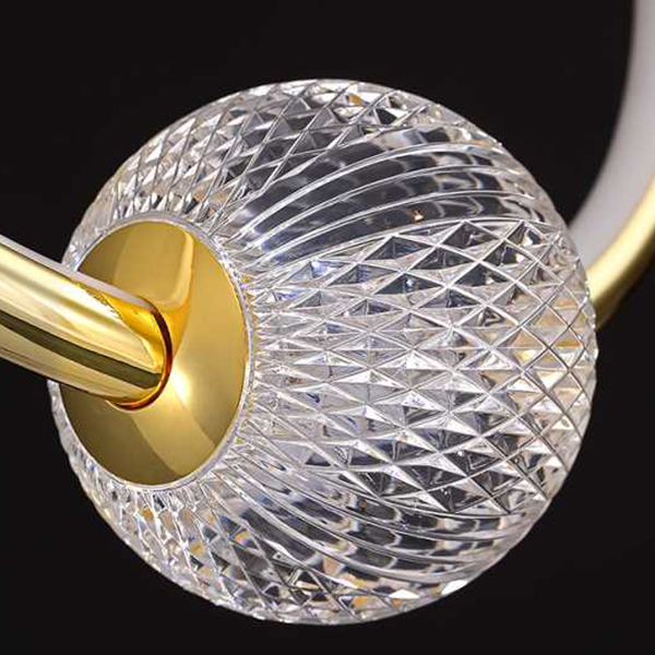 Подвесной светильник STORMS LONG Gold by ImperiumLoft