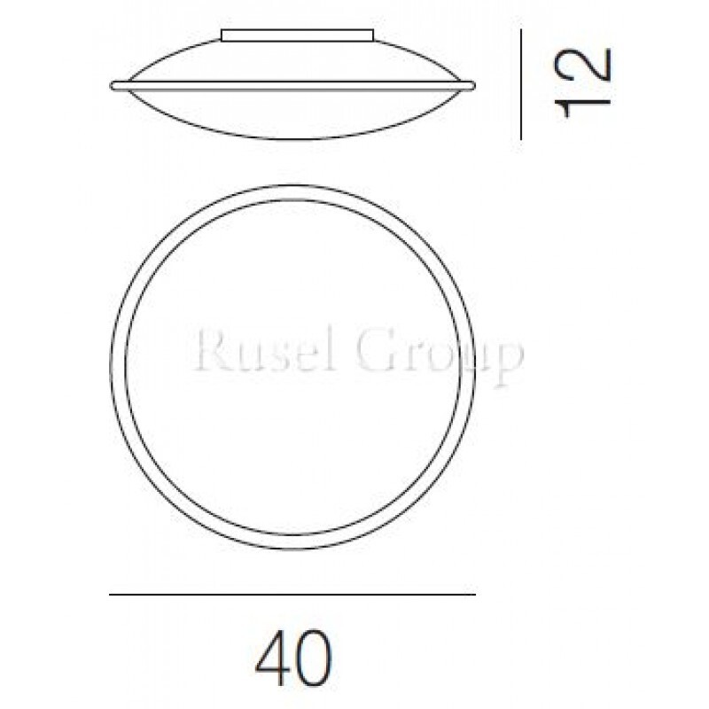 Потолочный светильник Vistosi AURORA PP 40