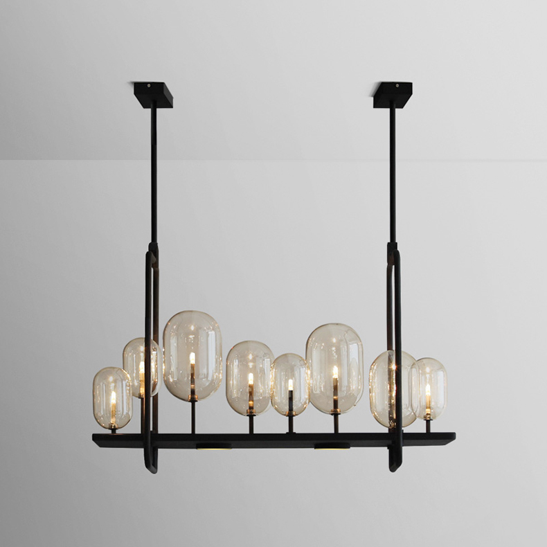 Реечная люстра CANDLE 2 L90 by ImperiumLoft