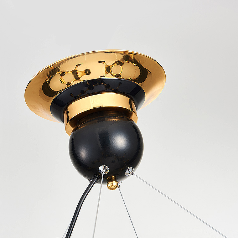 Дизайнерская люстра ATOMIC ROUND SUSPENSION White by ImperiumLoft