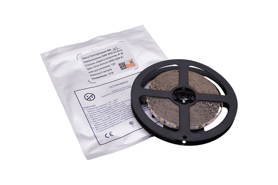 Лента светодиодная SWG SWG2120-12-9.6-WW