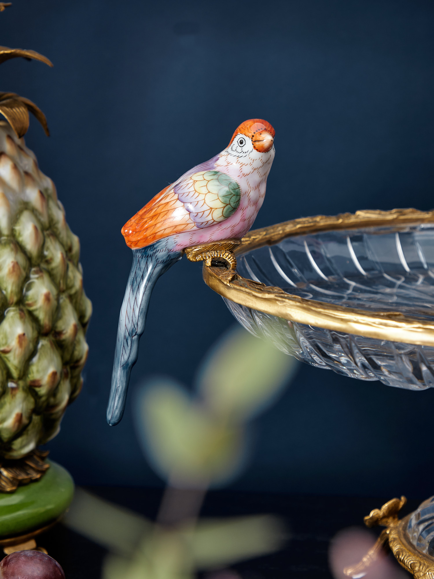 Чаша с птицами Glasar HGL480/GLASS