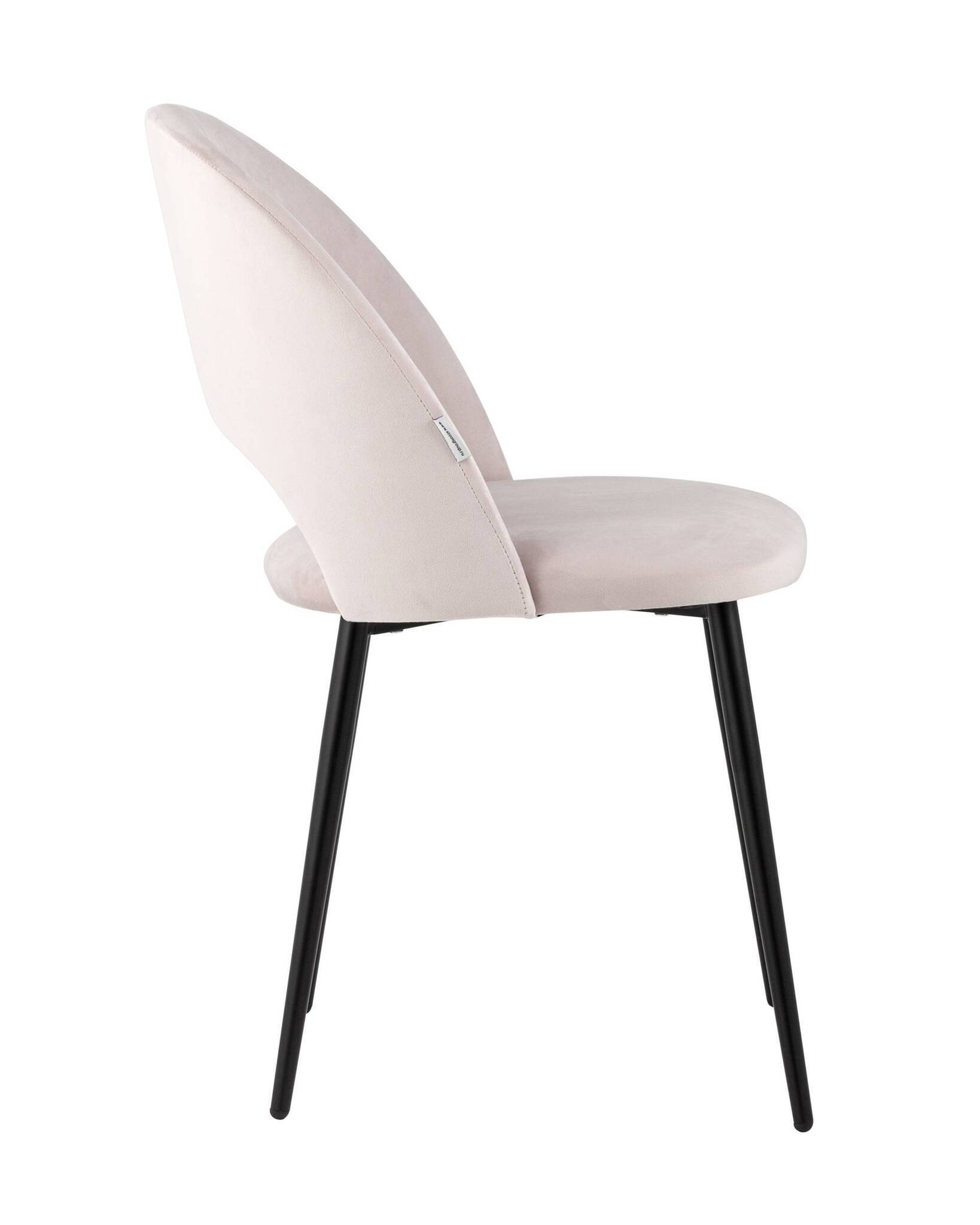 Стул Меган велюр светло-розовый Stool Group