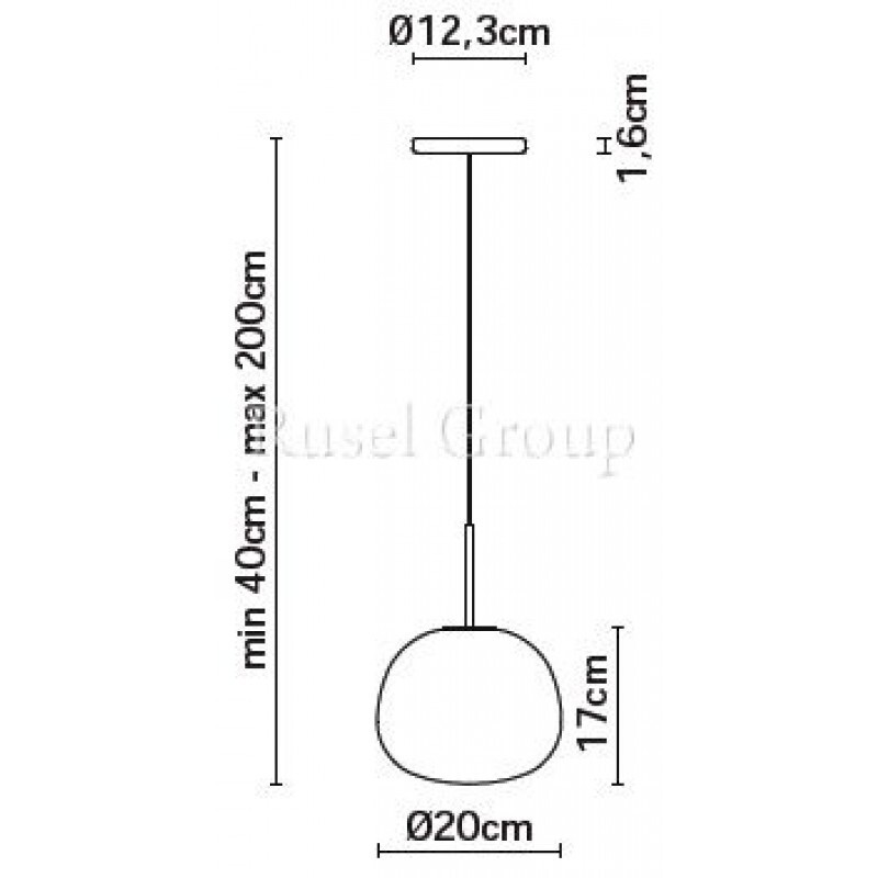 Подвесной светильник Fabbian Lumi Mochi F07 A05 01