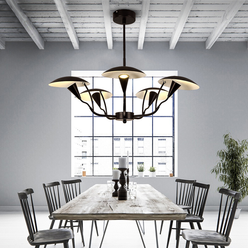 Люстра на штанге SHELT D100 White by ImperiumLoft