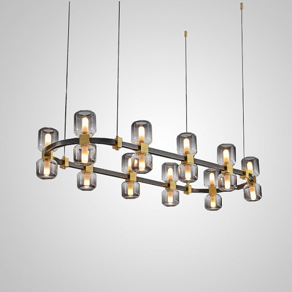 Подвесная люстра WENDEL L20 Grey by ImperiumLoft