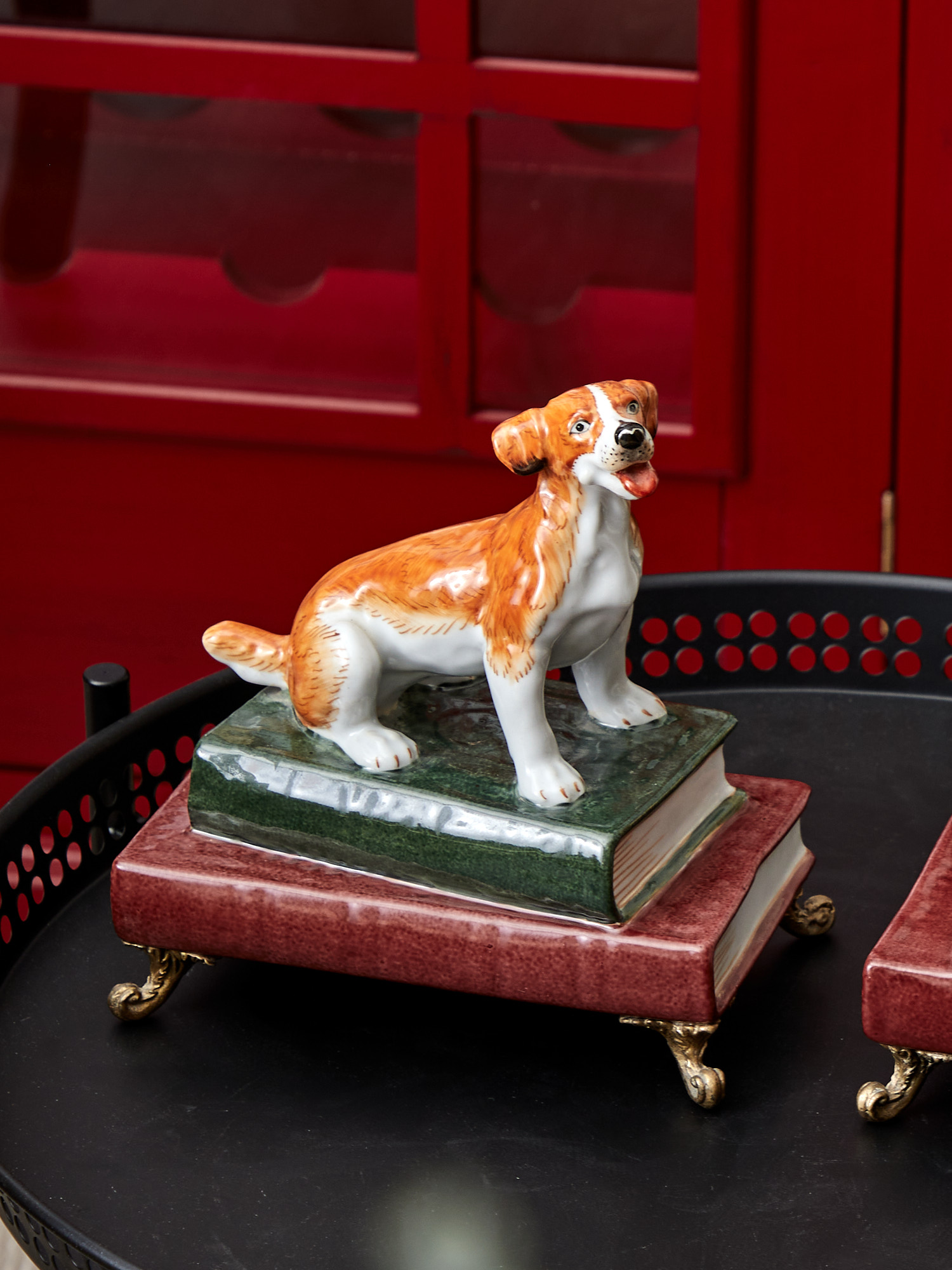 Держатель для книг Собачка отрит вправо Glasar F1017A/HFX1843