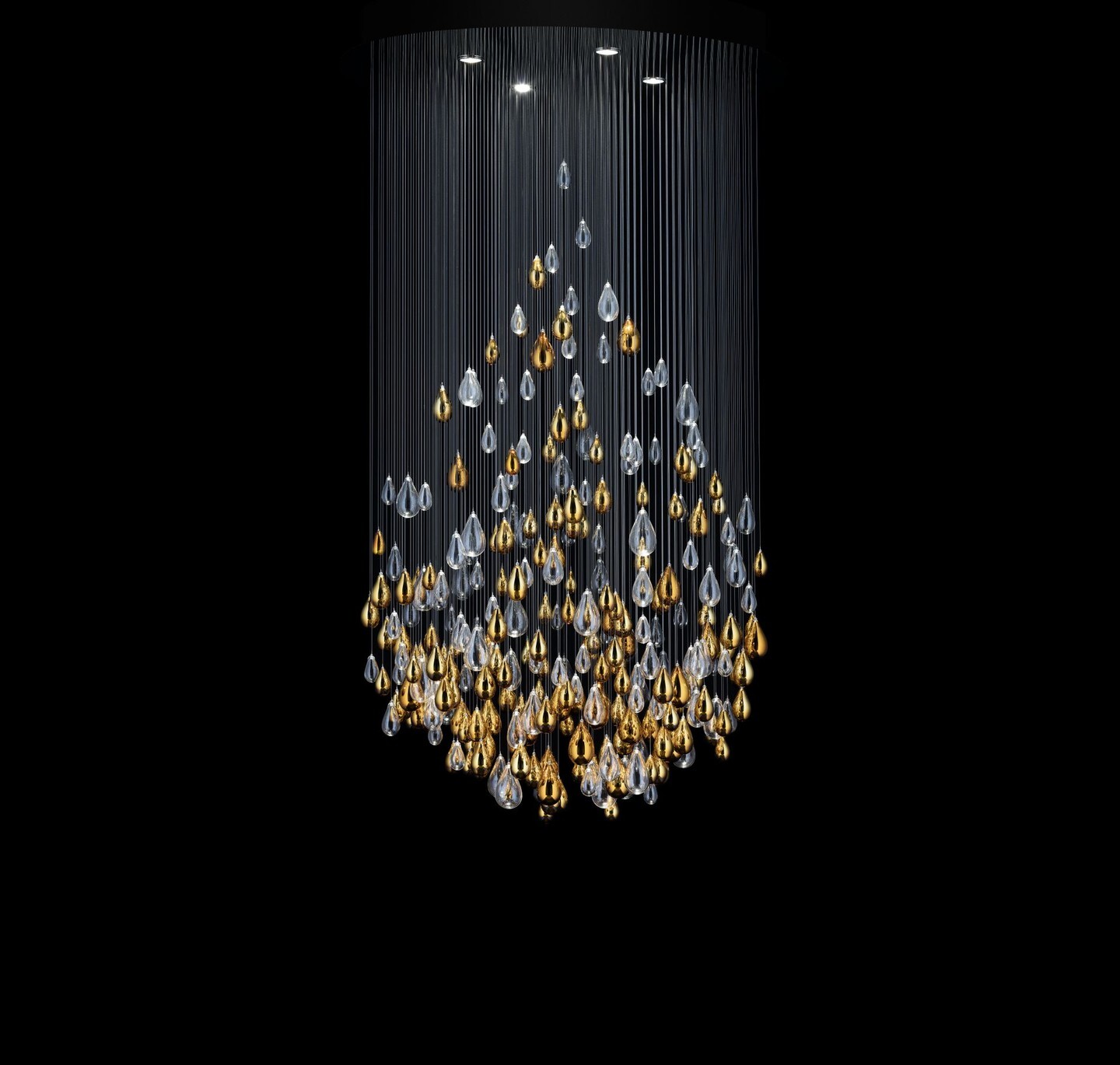 Подвесной светильник LASVIT Droplets Sculpture Large