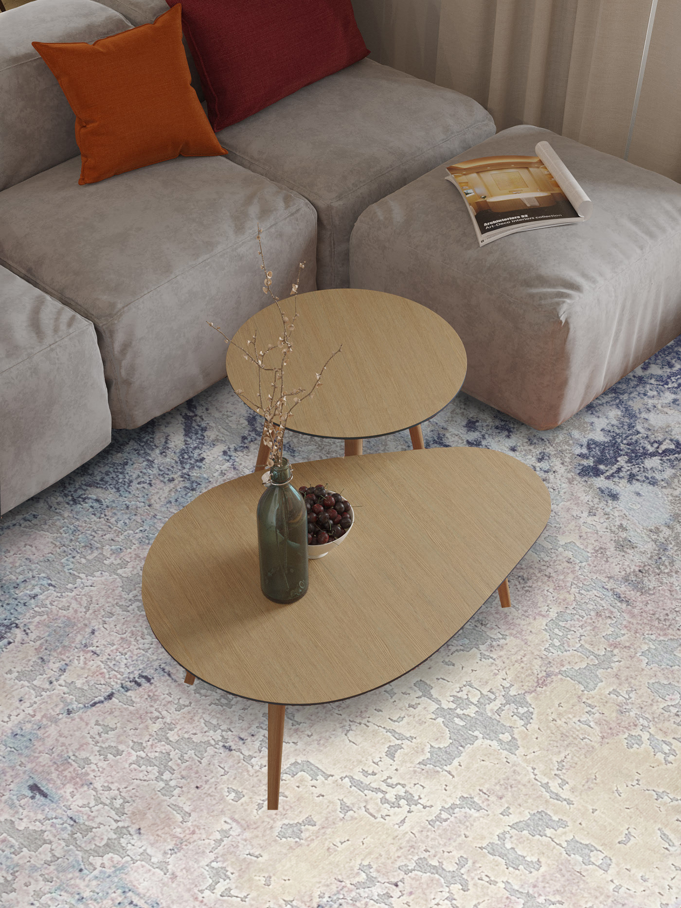 Ковер Granite 1,6х2,3м Garda Decor 97-GRANITE