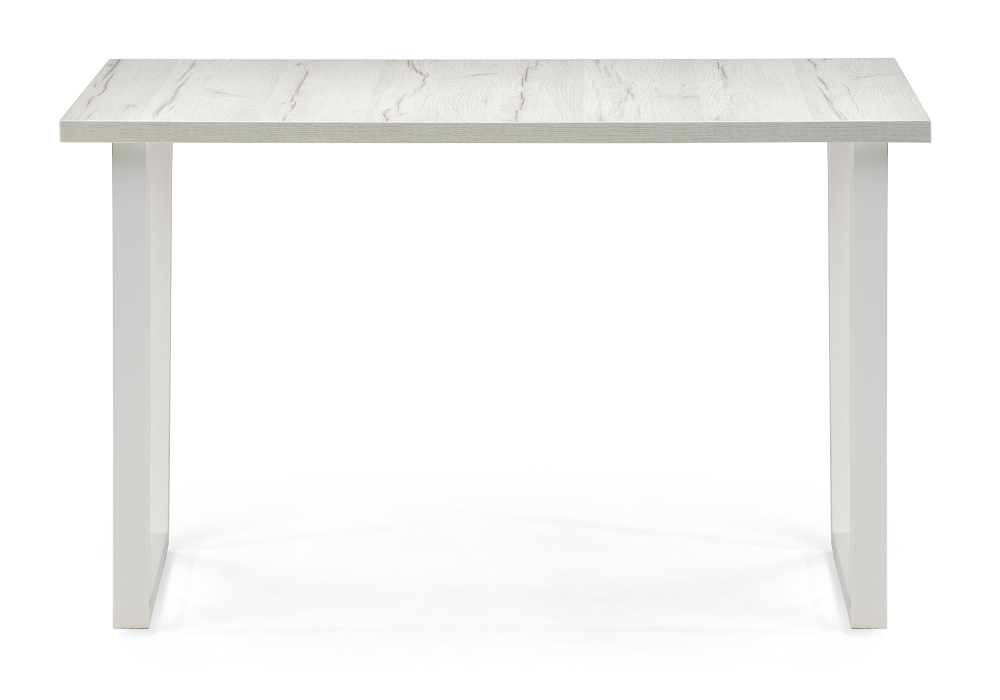 Стол деревянный Woodville Лота Лофт 120х74х75 25 мм белый матовый / юта 489661