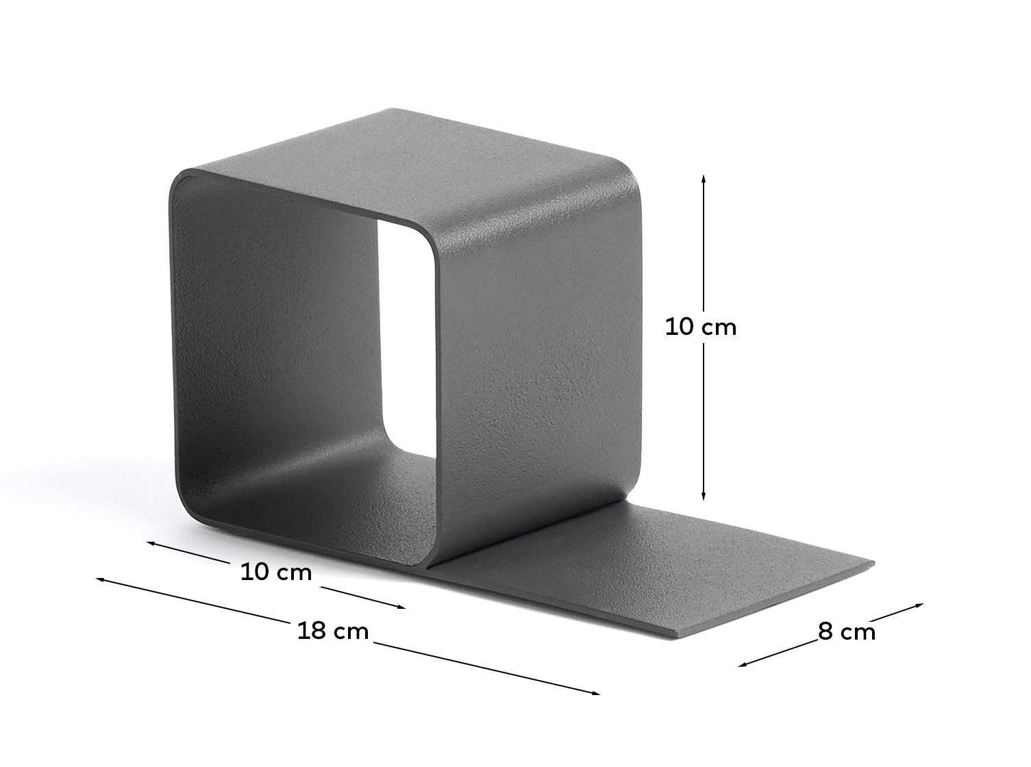 Держатель для книг Mistra черного цвета из железа La Forma 447928