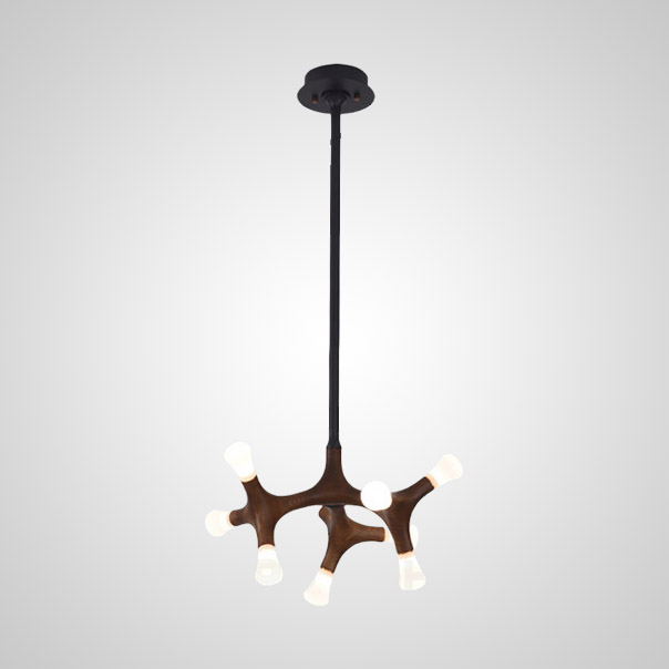 Потолочный светильник SANTANA L9 Dark brown by ImperiumLoft