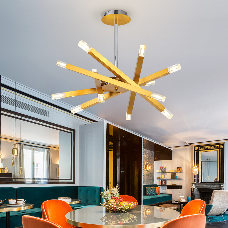 Люстра на штанге SNAP D62 Copper by ImperiumLoft