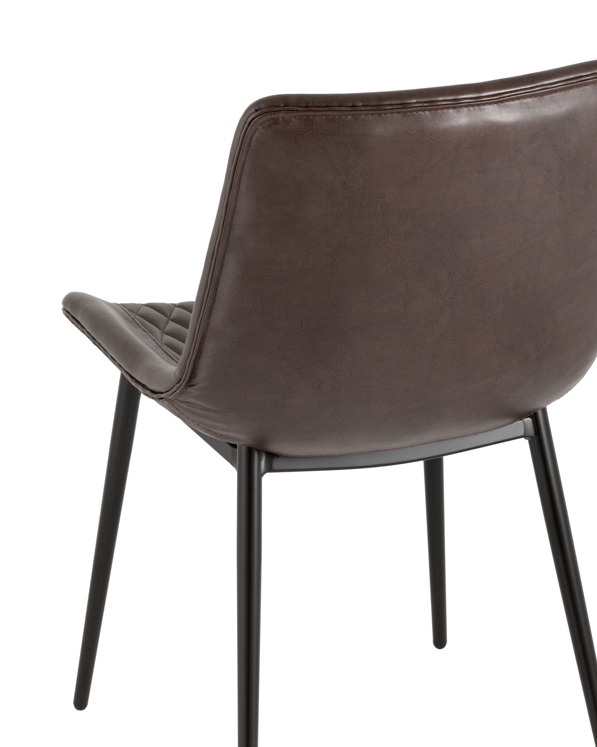Стул Деймон экокожа коричневый Stool Group