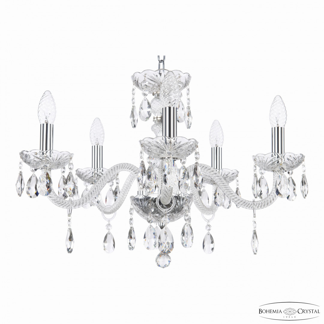 Люстра хрустальная 117/5/195 Ni Bohemia Ivele Crystal
