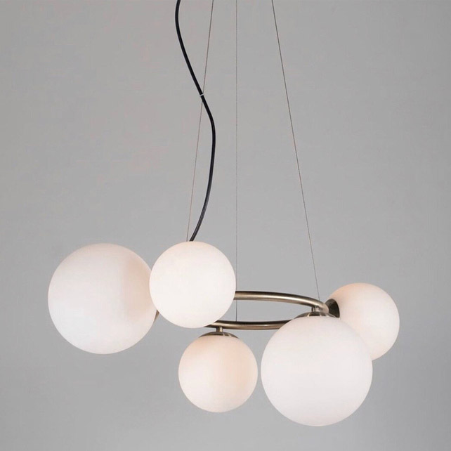 Подвесной светильник POLDI L9 Black by ImperiumLoft