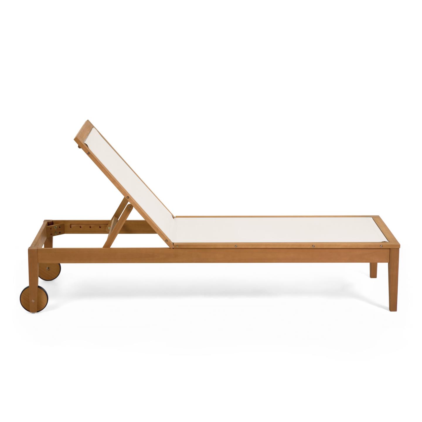 Шезлонг Caterin из эвкалипта бежевый La Forma (ex Julia Grup)